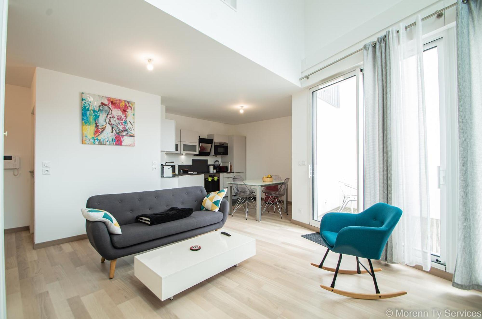 شقة Triplex Terrasse Proche Metro - Ty Ar Mabilay رينز المظهر الخارجي الصورة