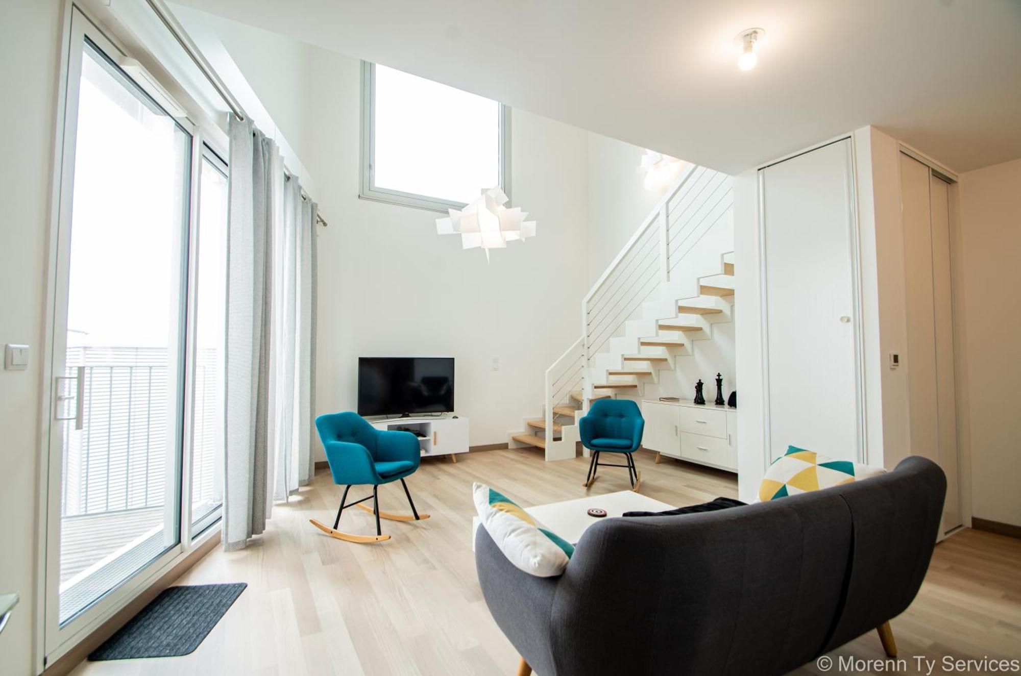 شقة Triplex Terrasse Proche Metro - Ty Ar Mabilay رينز المظهر الخارجي الصورة