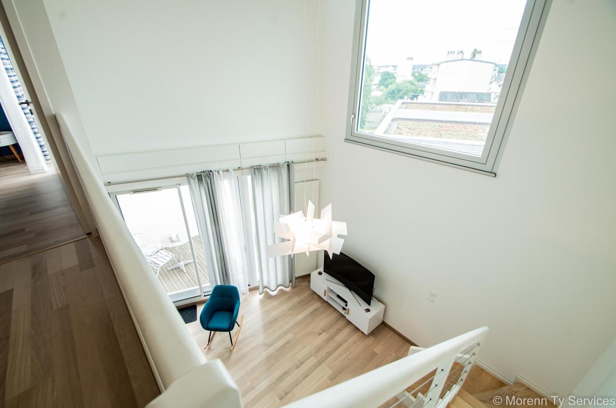 شقة Triplex Terrasse Proche Metro - Ty Ar Mabilay رينز المظهر الخارجي الصورة