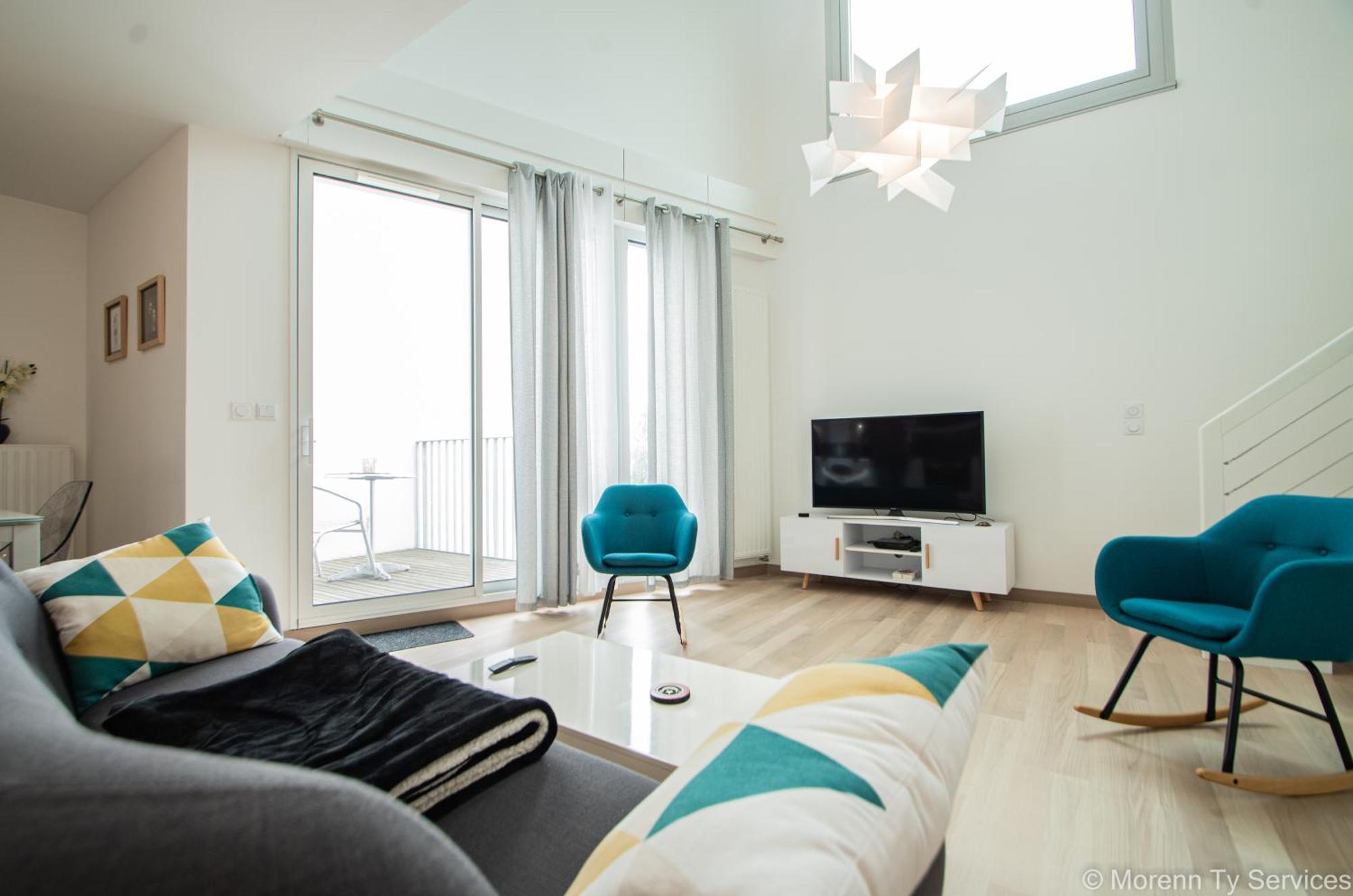 شقة Triplex Terrasse Proche Metro - Ty Ar Mabilay رينز المظهر الخارجي الصورة